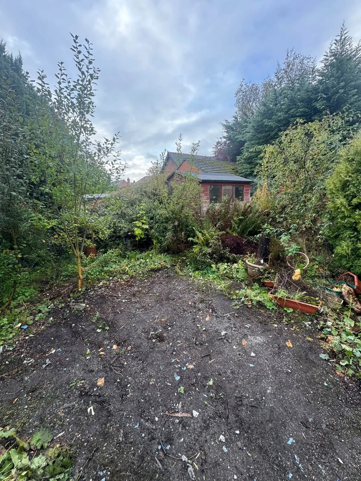 Caravan demolition and removal — Wrexham: after the work