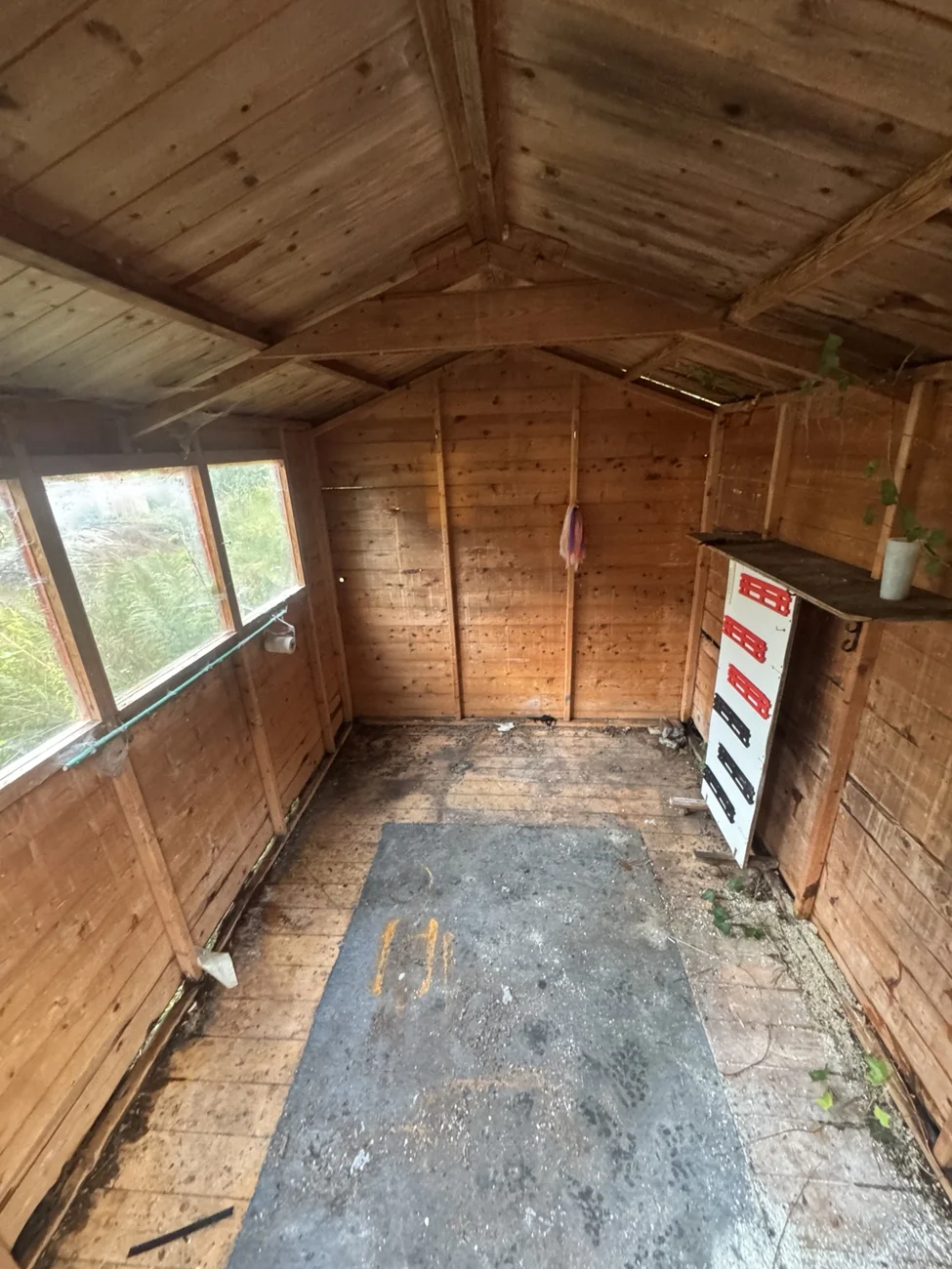 Shed contents clearance after our work
