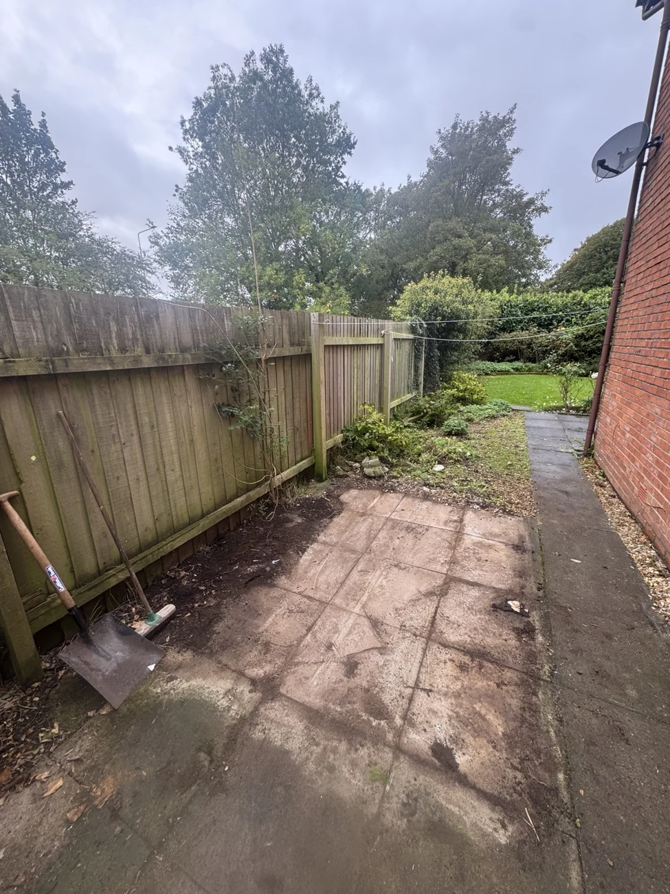 Shed removal after our work