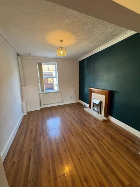 Living room before work