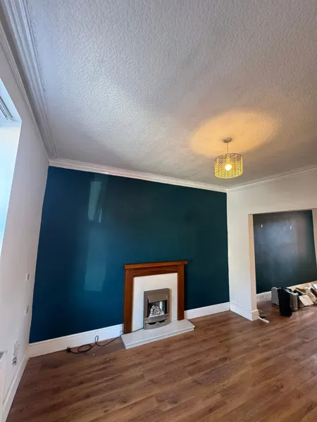 Living room from the doorway