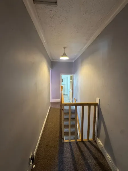 Landing from the stairs