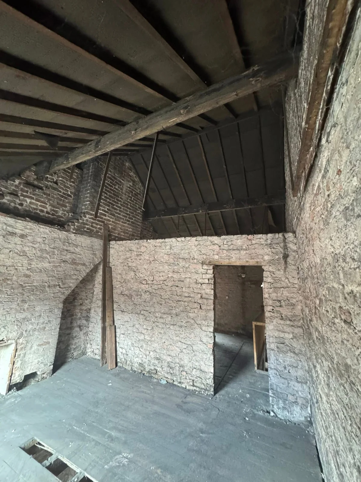 Warrington property after the internal strip-out