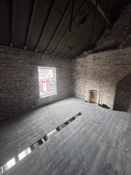 Floorboards and roof timbers